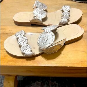 Jack Rogers size 6 sandals gold